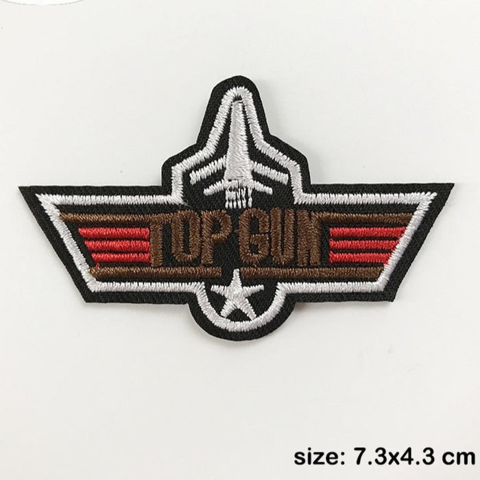 Top Gun 'Logo' Embroidered Patch