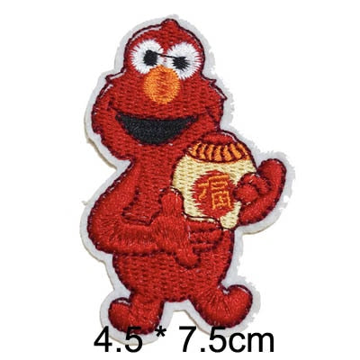 Sesame Street 'Elmo | Jar' Embroidered Patch