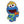 Load image into Gallery viewer, Sesame Street &#39;Cookie Monster | Orange Fruit&#39; Embroidered Patch
