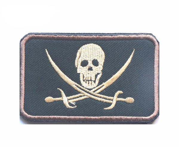 Pirate 'Skull Logo | 1.0' Embroidered Velcro Patch