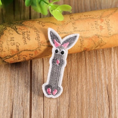 Letter I 'Indian Hare' Embroidered Patch
