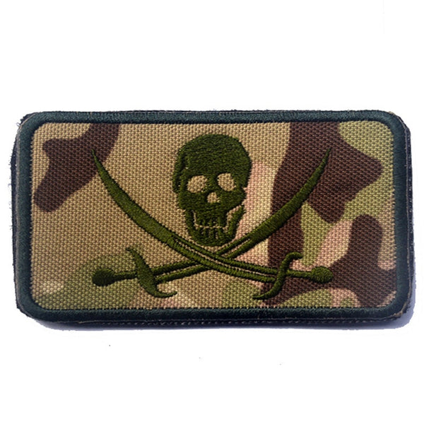 Pirate 'Skull Logo | 1.0' Embroidered Velcro Patch