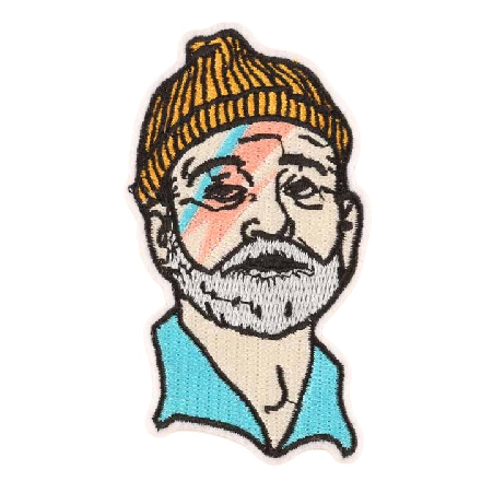 The Life Aquatic 'Steve Zissou x David Bowie' Embroidered Patch