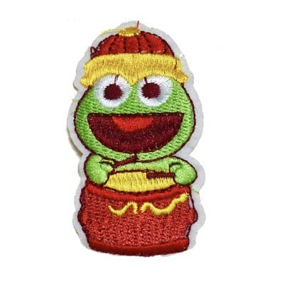 Sesame Street 'Oscar the Grouch | Drum' Embroidered Patch