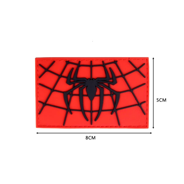 Spider-Man 'Logo' PVC Rubber Velcro Patch