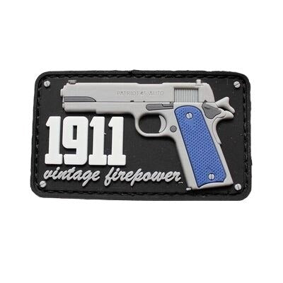 Military Tactical 'Gun | 1911 Vintage Firepower' PVC Rubber Velcro Patch
