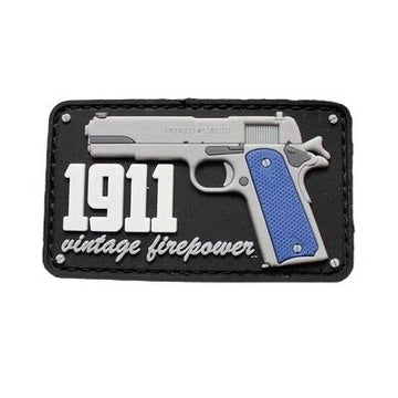 Military Tactical 'Gun | 1911 Vintage Firepower' PVC Rubber Velcro Patch