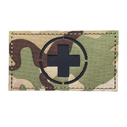 Military Tactical 'Switzerland Flag | Reflective | 1.0' Embroidered Velcro Patch