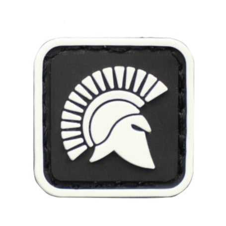 Spartan 'Helmet | Mini' PVC Rubber Velcro Patch