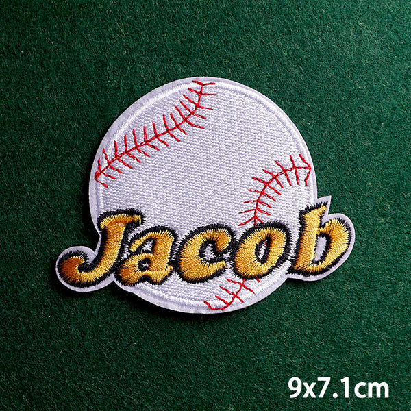 Jacob 'Baseball Ball' Embroidered Patch