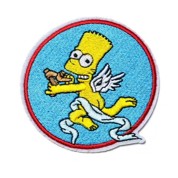 The Simpsons 'Baby Bart | Angel Wings' Embroidered Patch