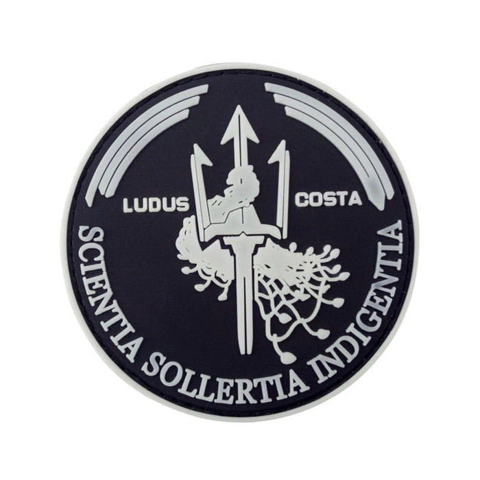 Costa Badge 'Scientia Sollertia Indigentia | 1.0' PVC Rubber Velcro Patch