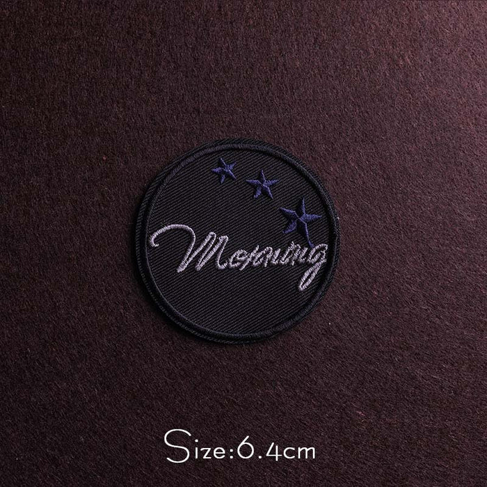 Military Tactical 'Morning | Three Stars | 2.0' Embroidered Patch
