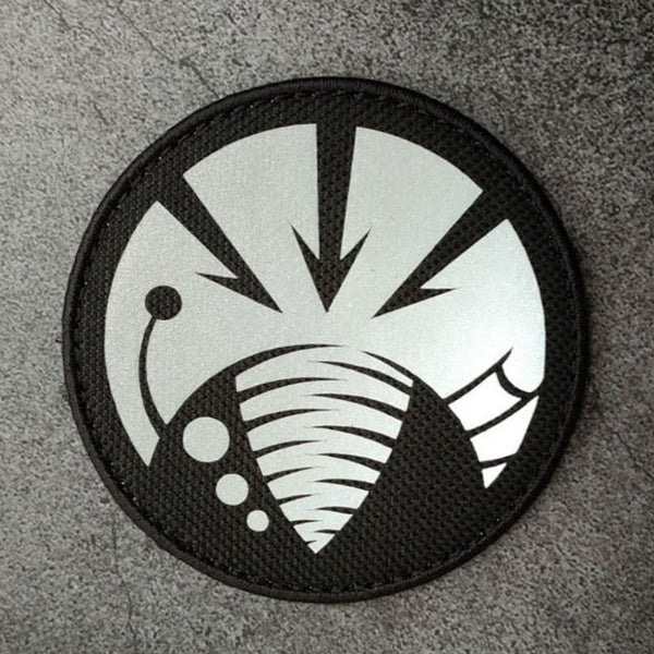 SCP Logo 'Deep Feeders | Reflective | 1.0' Embroidered Velcro Patch