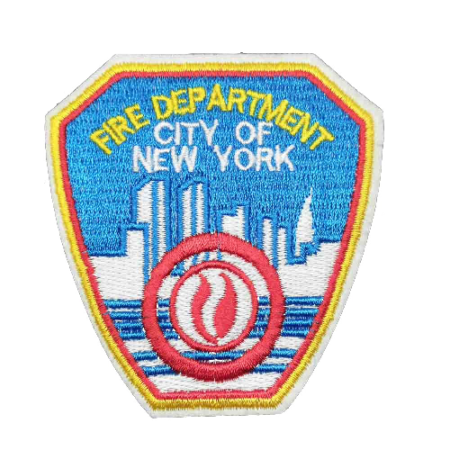 Emblem 'Fire Department City Of New York' Embroidered Patch