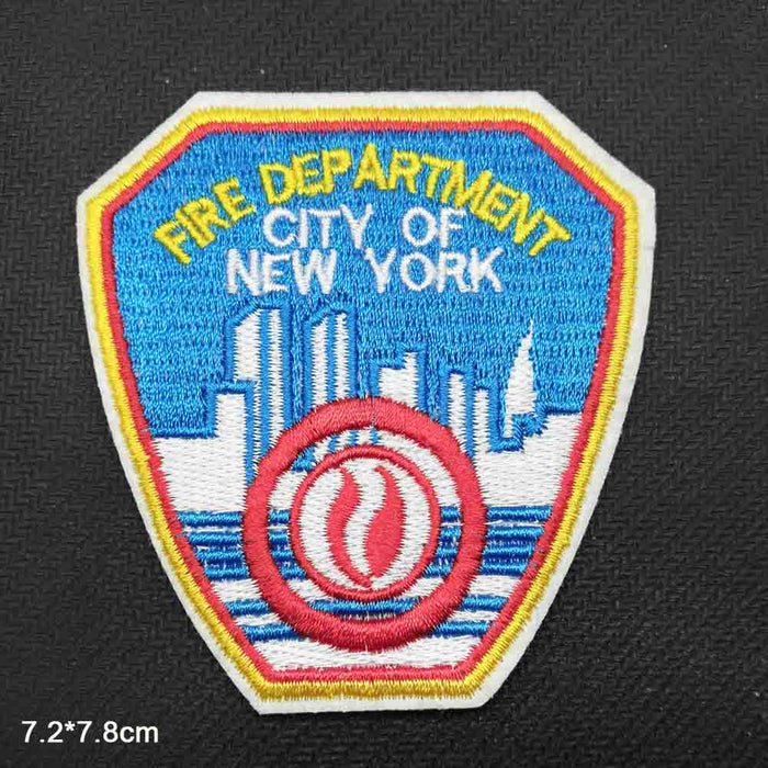 Emblem 'Fire Department City Of New York' Embroidered Patch