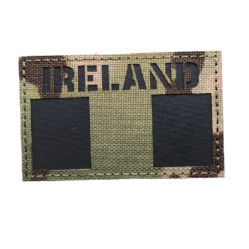 Military Tactical 'Ireland Flag | Reflective' Embroidered Velcro Patch