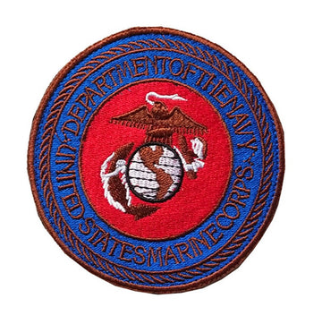 Department Of The Navy 'U.S Marine Corps Logo' Embroidered Velcro Patch