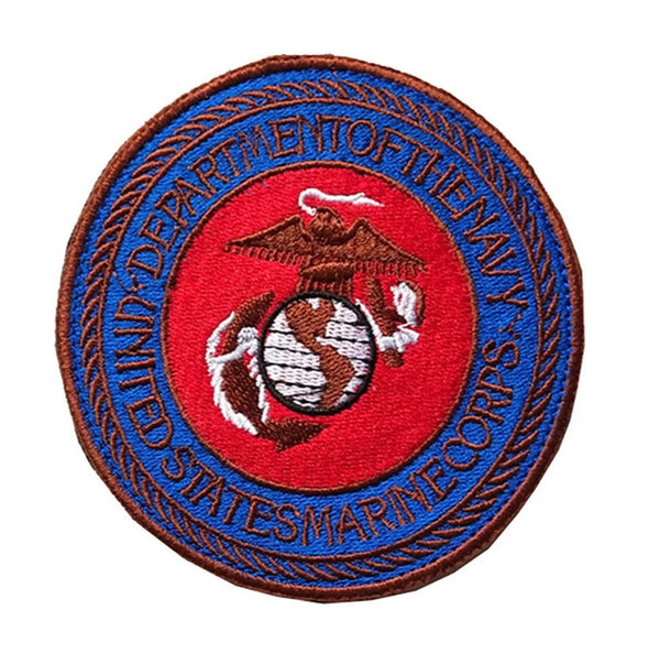 Department Of The Navy 'U.S Marine Corps Logo' Embroidered Velcro Patch