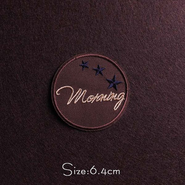 Military Tactical 'Morning | Three Stars | 1.0' Embroidered Patch