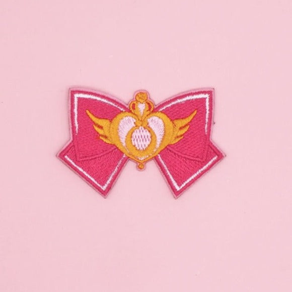 Sailor Moon 'Crisis Moon Compact | Pink Bow' Embroidered Patch
