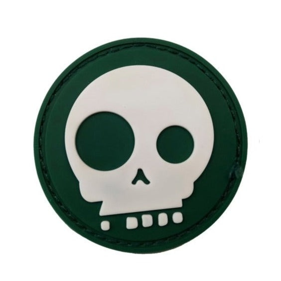 Skull 'Death Skull' PVC Rubber Velcro Patch