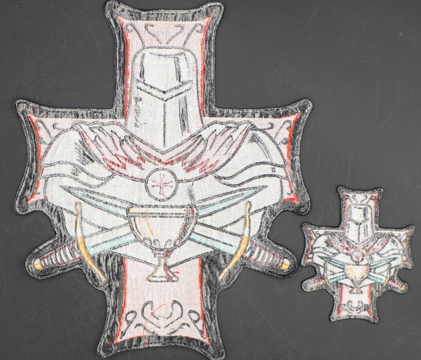 Knights Templar 'Crusader' Embroidered Patch — Little Patch Co