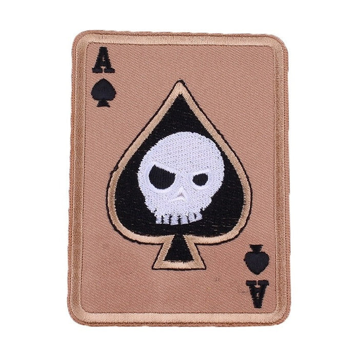 Ace of Spades 'Pirate Skull' Embroidered Patch