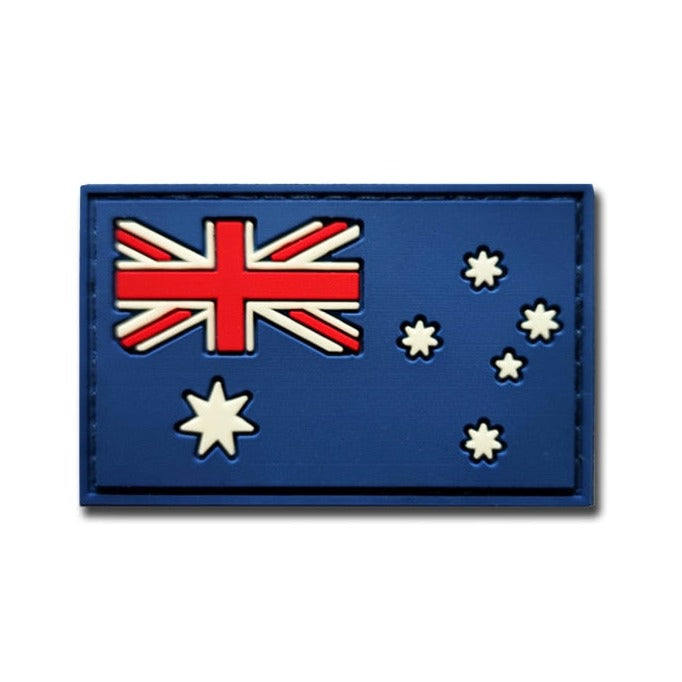 Australia Flag '1.0' PVC Rubber Velcro Patch