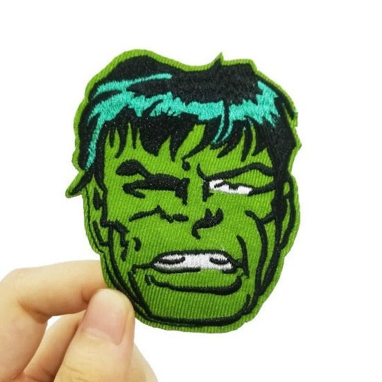 The Incredible Hulk 'Hulk Face' Embroidered Patch