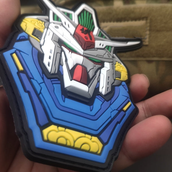 Mobile Suit Gundam 'Physalis Head | Luminous' PVC Rubber Velcro Patch