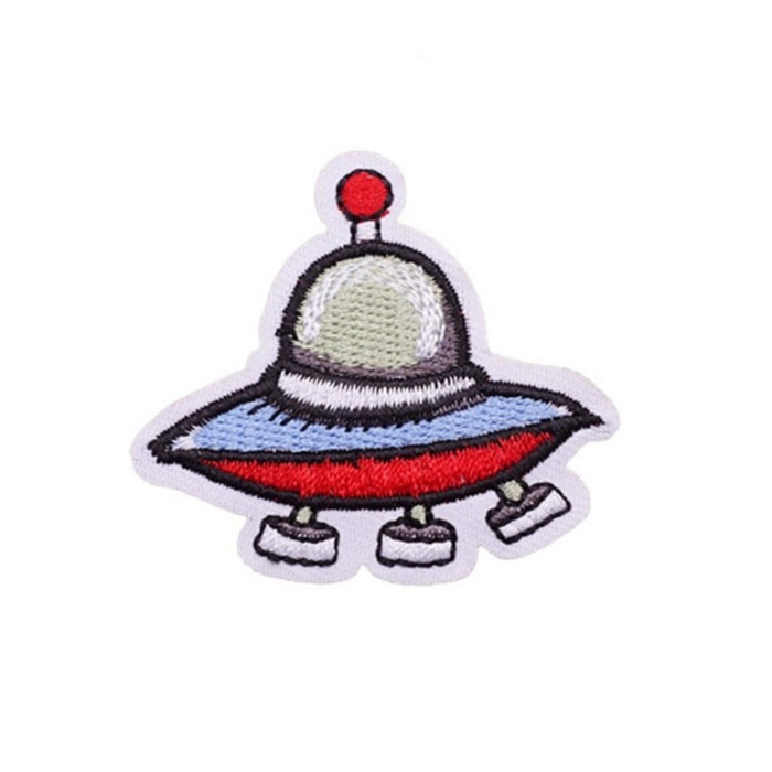 Space 'UFO | Landing' Embroidered Patch