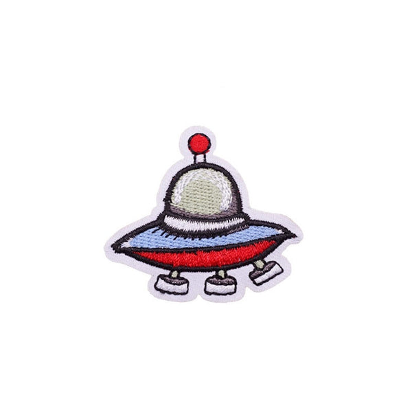 Space 'UFO | Landing' Embroidered Patch