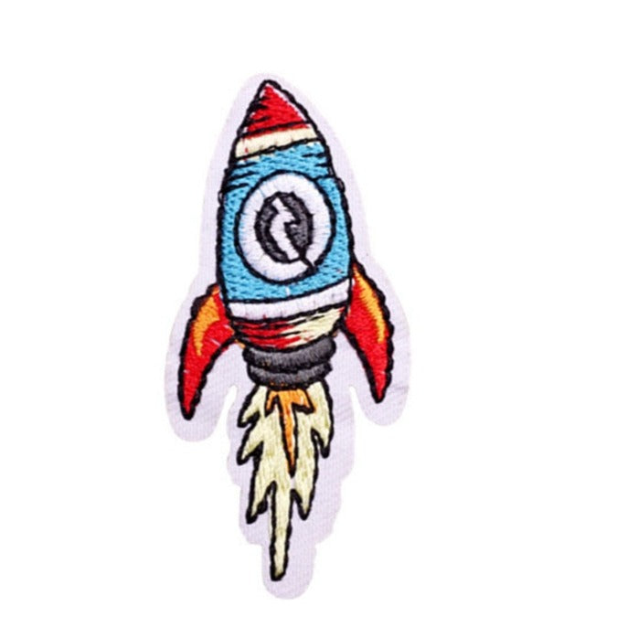 Space 'Rocket Ship' Embroidered Patch