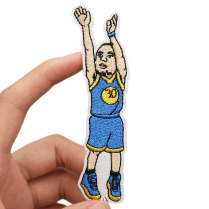 STEPHEN CURRY EMBROIDERY IRON ON store PATCH