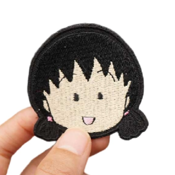 Chibi Maruko-chan 'Sakiko Sakura | Head' Embroidered Patch