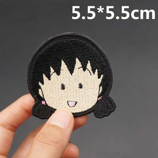 Chibi Maruko-chan 'Sakiko Sakura | Head' Embroidered Patch