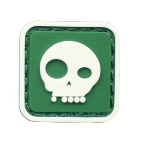 Skull 'Death Skull | Mini' PVC Rubber Velcro Patch