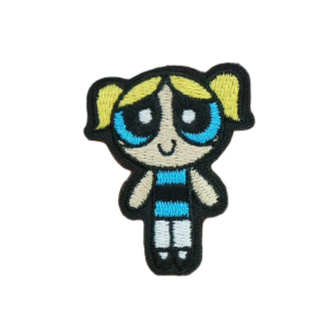 The Powerpuff Girls 'Bubbles | Two Pigtails Blonde Hair' Embroidered Patch