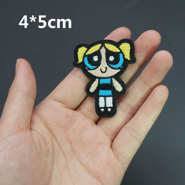 The Powerpuff Girls 'Bubbles | Two Pigtails Blonde Hair' Embroidered Patch