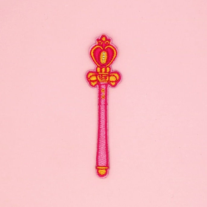 Sailor Moon 'Spiral Heart Moon Rod' Embroidered Patch