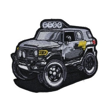 Off-Road Vehicles 'FJ Cruiser | Roof Lights' Embroidered Velcro Patch