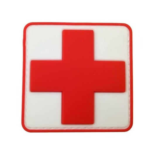 Medical 'First Aid Logo | 7.0' PVC Rubber Velcro Patch