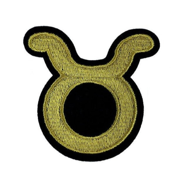 Zodiac Sign Symbol 'Taurus' Embroidered Patch