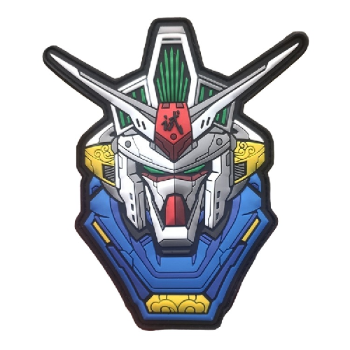 Mobile Suit Gundam 'Physalis Head | Luminous' PVC Rubber Velcro Patch