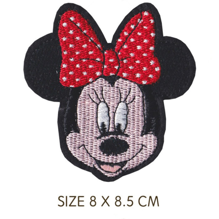 Mickey Mouse 'Minnie | Face' Embroidered Patch