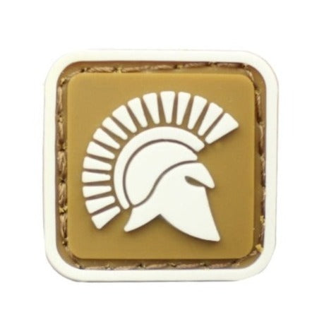 Spartan 'Helmet | Mini' PVC Rubber Velcro Patch