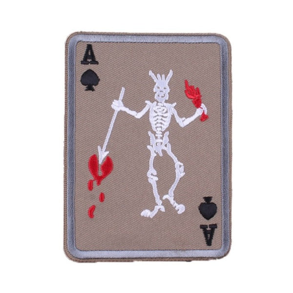 Ace of Spades 'Flag Of Blackbeard' Embroidered Patch