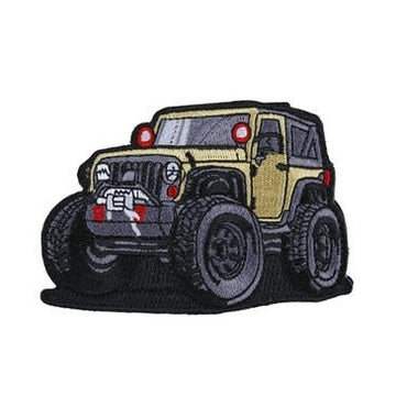 Off-Road Vehicles 'Jeep Wrangler' Embroidered Velcro Patch