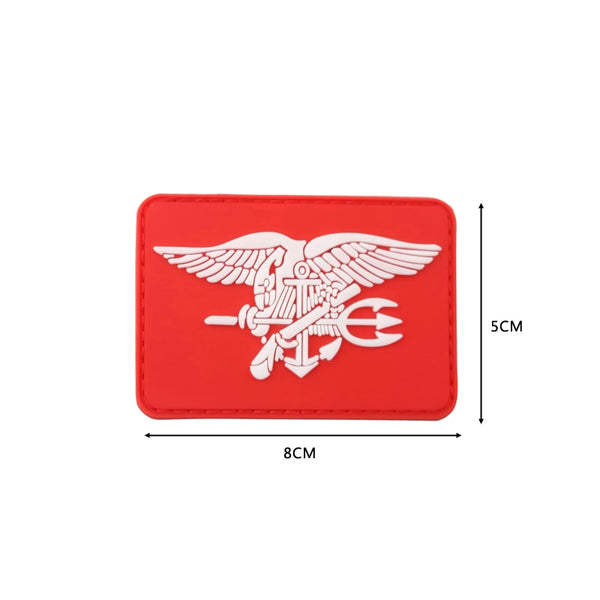 Military Tactical 'Navy Seal | Logo' PVC Rubber Velcro Patch